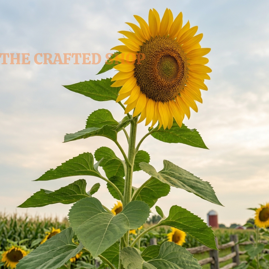 Sunflower Mammoth Grey Stripe Seeds – 15 Seeds