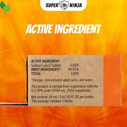 Super Ninja Fruit Fly Traps for Indoors - 1 Pack, Highly Effective Fruit Fly Catcher for Indoor