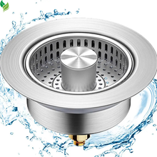 Upgraded 3-in-1 Kitchen Sink Drain Strainer