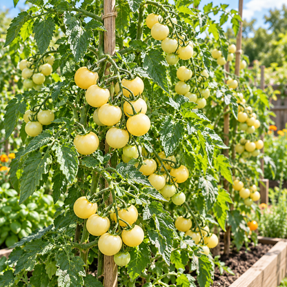 White Cherry Tomato Seeds - 20 Seeds