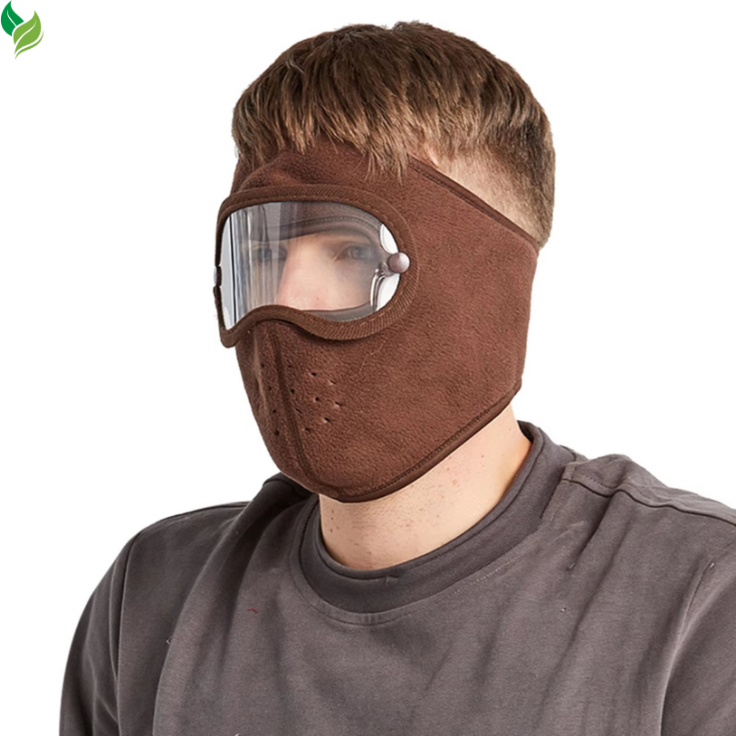 Winter Full Face Mask with Eye Shield – Windproof Thermal Mask for Cycling & Skiing