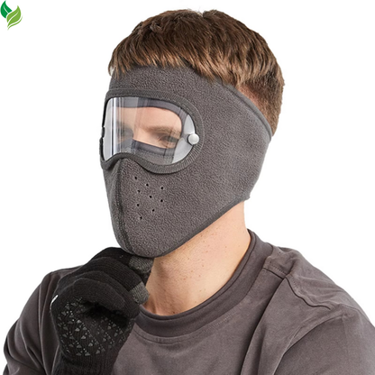 Winter Full Face Mask with Eye Shield – Windproof Thermal Mask for Cycling & Skiing