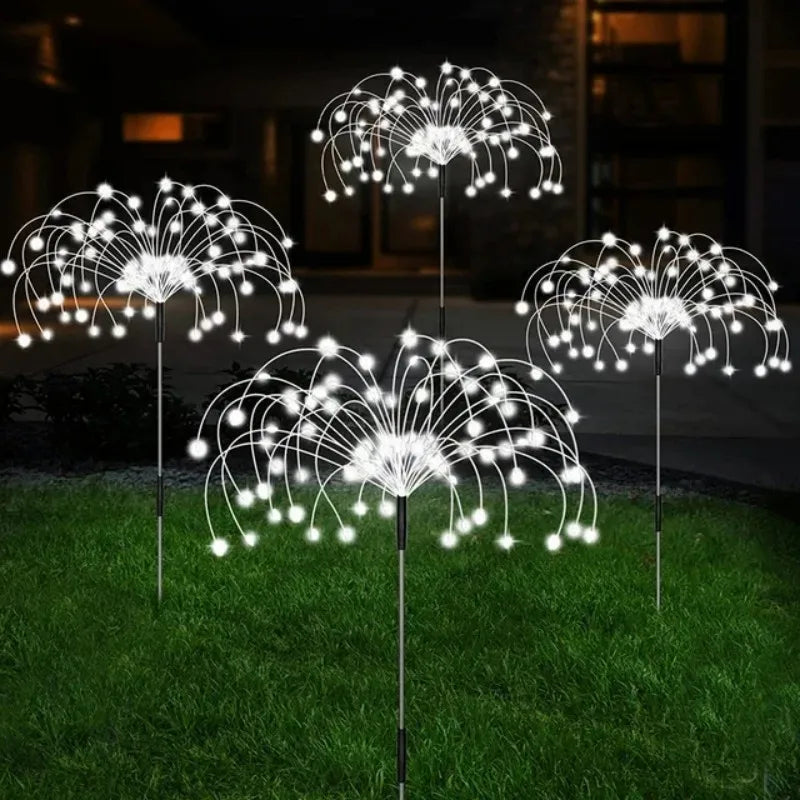 Solar Firework Lights – Outdoor Waterproof Garden Decoration